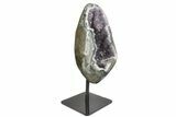 Amethyst Geode Section on Metal Stand #171783-1